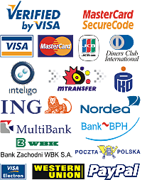 Kwiaciarnia Warszawa zapa przez PayPal, Visa, Mastercard, Maestro, Amex i inne...